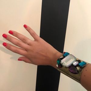 Rhinestone cuff